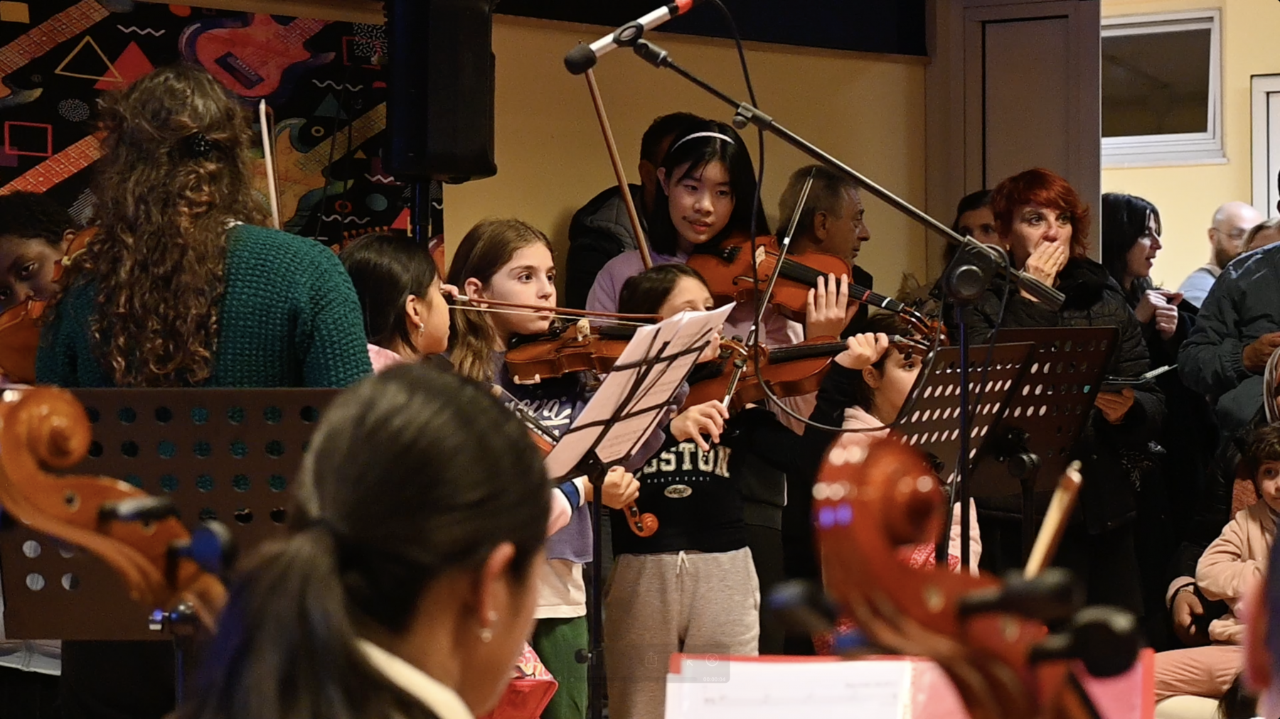 Le concert de fin d'année de la Scuola Arvalia, un projet socio-éducatif soutenu à Rome par la Fondation Cuomo