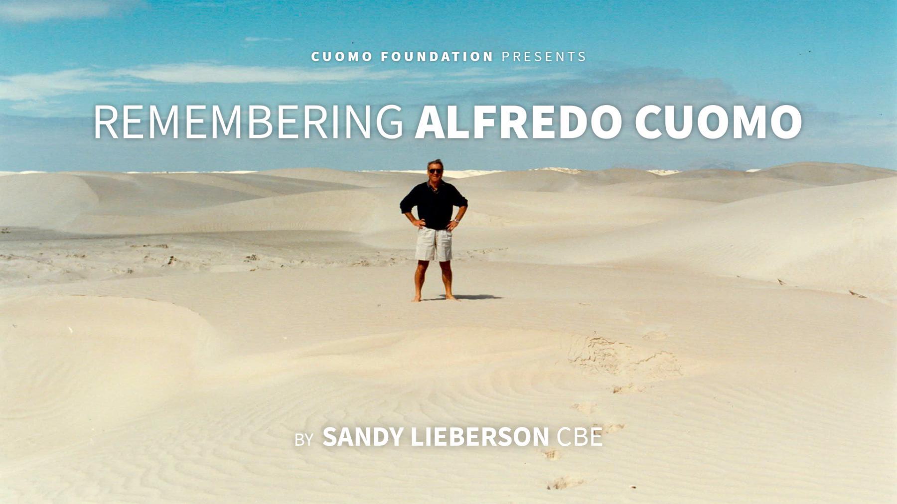 Remembering Alfredo Cuomo (1933 - 2009) - raconté par Sandy Lieberson CBE