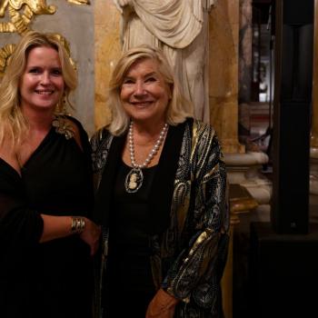 Gigliola Savini Brioni du Comité de conseil de la Fondation ANTEA et Nina Orenga (Fondation Cuomo)