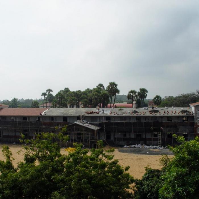 Le premier bâtiment construit par la Fondation Cuomo dans l'enceinte de l'école St. Joseph’s