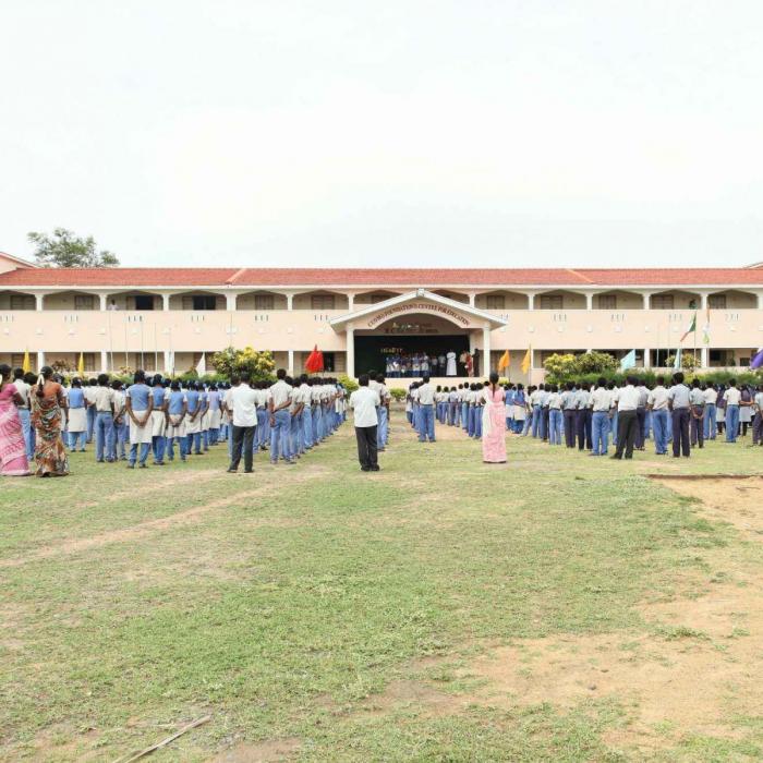 Le complexe scolaire de Sendivakkam