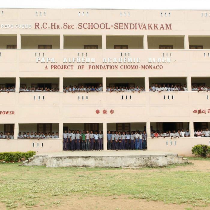 Le complexe scolaire de Sendivakkam