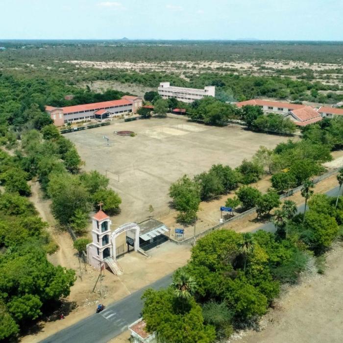 Le complexe scolaire de Sendivakkam